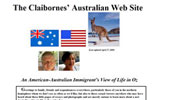 The Claibornes' Australian Web Site 